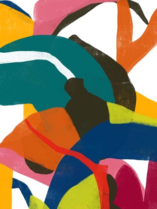 Framed Jungle Overdrive I Print