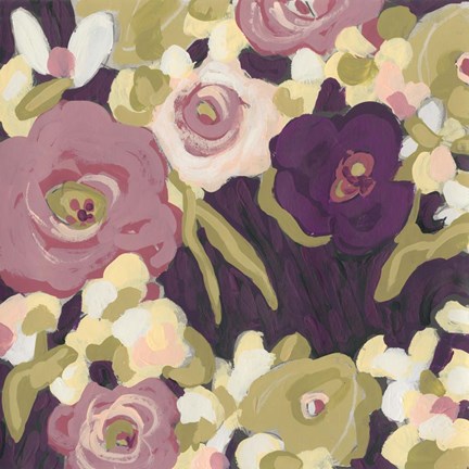 Framed Heliotrope I Print