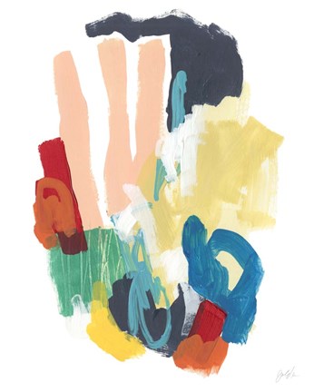 Framed Clamor I Print