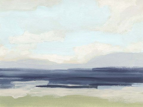 Framed Verdant Coast I Print