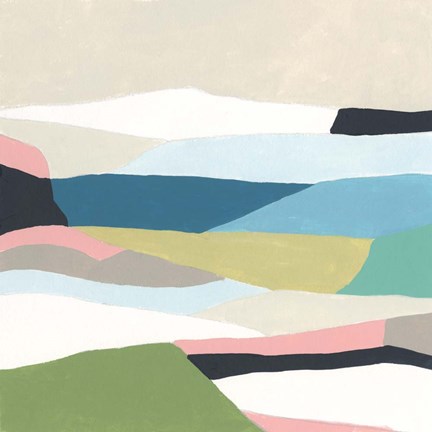 Framed Layerscape I Print