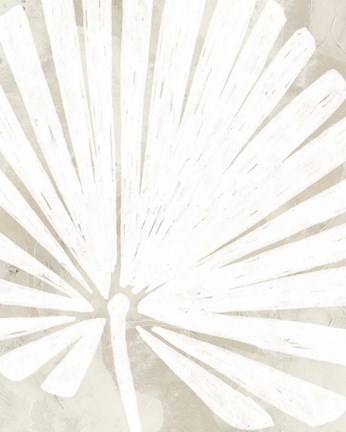 Framed Linen Tropical Silhouette IV Print