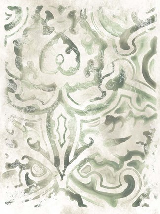 Framed Ancient Tile III Print