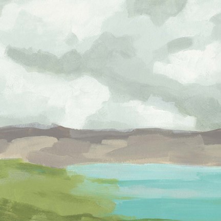 Framed Harbor Horizon II Print