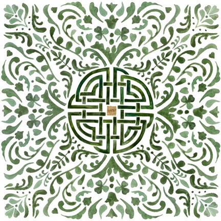 Framed Celtic Knot I Print