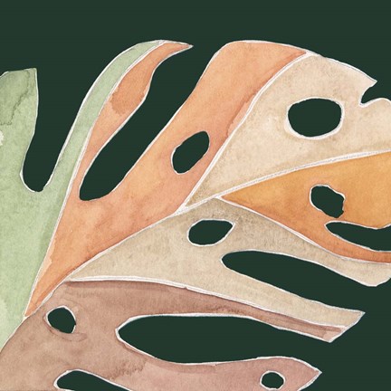 Framed Palm Grove I Print