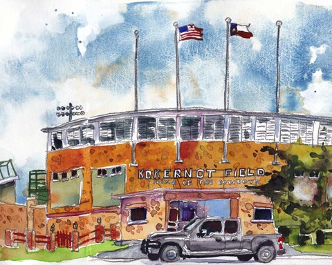 Framed Urban Points of Interest V Print