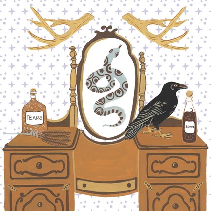 Framed Halloween Prep I Print