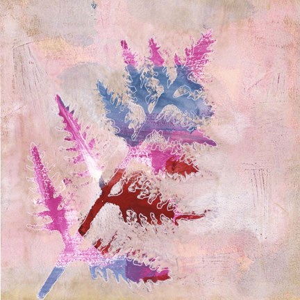 Framed Dappled Fern II Print