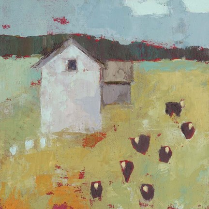 Framed Potosi Barn Print