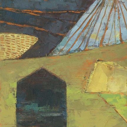 Framed Bear Valley Barn I Print