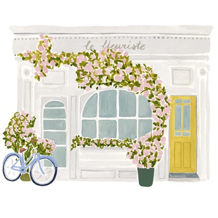 Framed Bonheur I Print