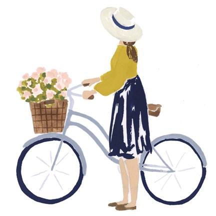 Framed Bonheur V Print