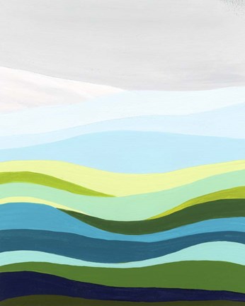 Framed Calm Passage II Print