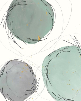 Framed Encircled Orbits II Print