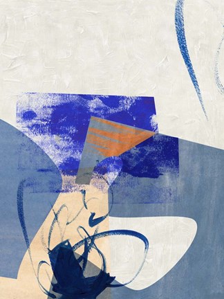 Framed Night Fragment I Print