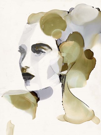 Framed Organic Portrait I Print