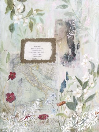 Framed Botticelli&#39;s Dream II Print