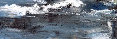 Framed Peaceful Blue I Print