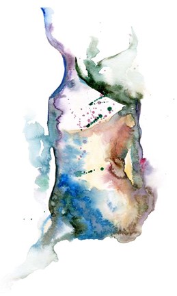 Framed Golden Parachute I Print