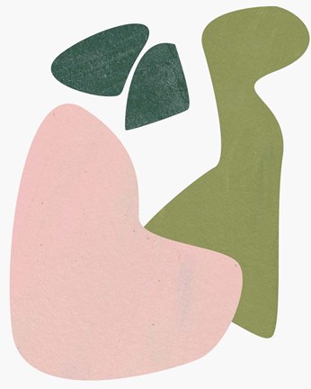 Framed Scattered Meadow I Print