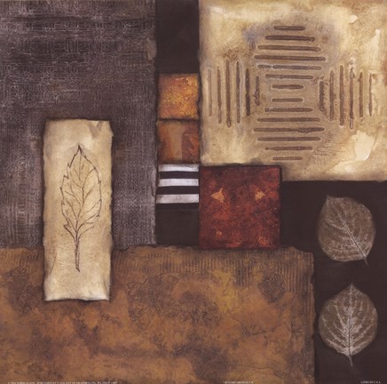 Framed Autumn Abstract II Print