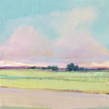 Framed Vivid Landscape I Print