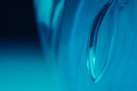 Framed Frozen Bubbles In Glass 2 Print