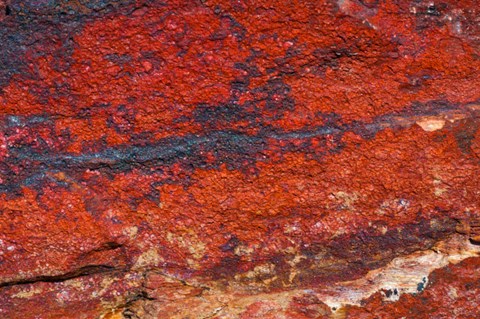 Framed Baja Cresta Flagstones Print