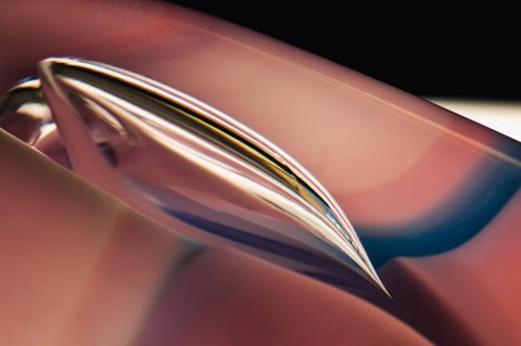 Framed Frozen Bubbles 1 Print