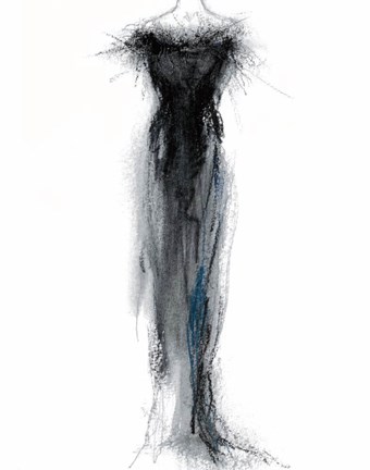 Framed Dressing Room III Print