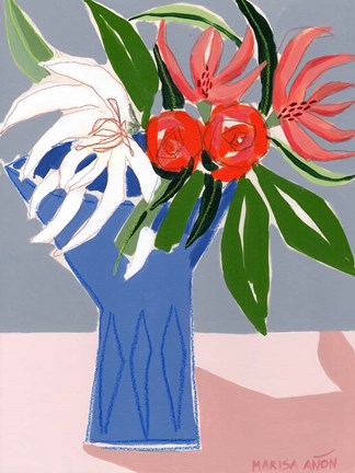 Framed Spring Florals 10 Print