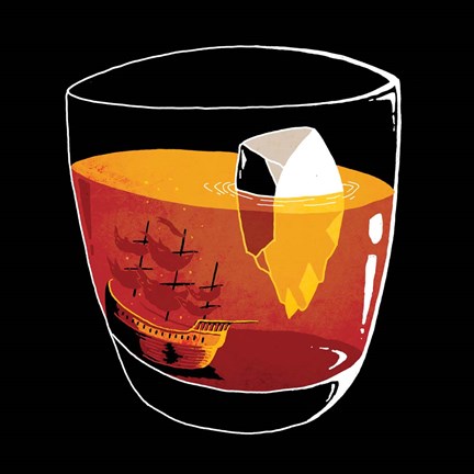 Framed On the Rocks Print