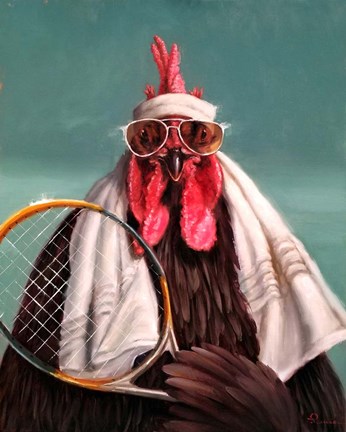 Framed Tennis Pro Print