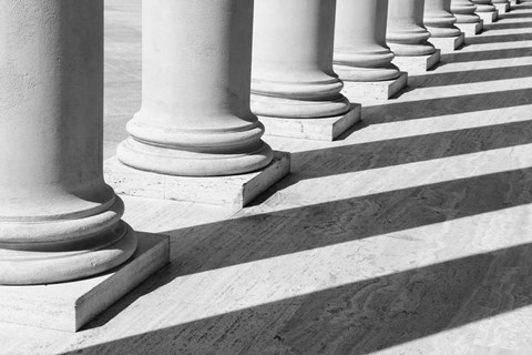 Framed Pillars 1 Print