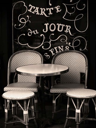 Framed Paris Cafe Print