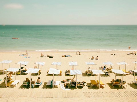 Framed Seaside 3 Print