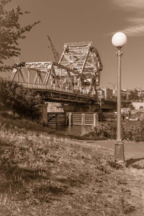 Framed Johnson Street Bridge (Victoria) Print