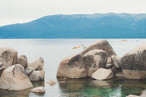 Framed Sand Harbor Afternoon No. 2 Print