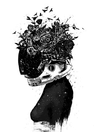 Framed Hybrid Girl Print