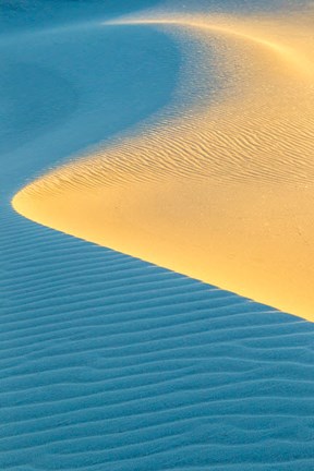 Framed New Mexico, White Sands National Park, Sand Dunes At Sunrise Print