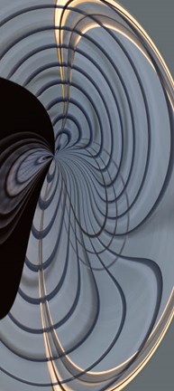 Framed Oregon, Coos Bay Abstract Photo Of Window Blinds Print