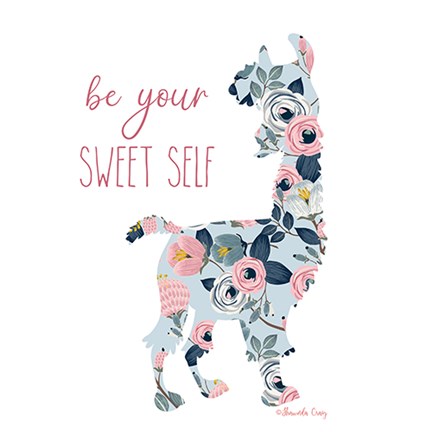 Framed Be Your Sweet Self Print