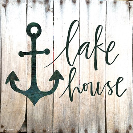 Framed Lake House Print