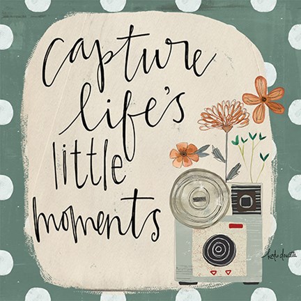 Framed Capture Life&#39;s Little Moments Print