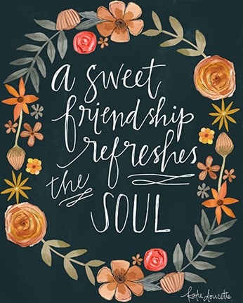 Framed Sweet Friendship Print