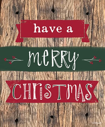 Framed Merry Christmas Print