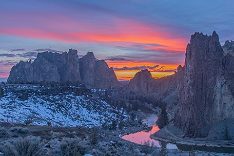 Framed Smith Rock II Print