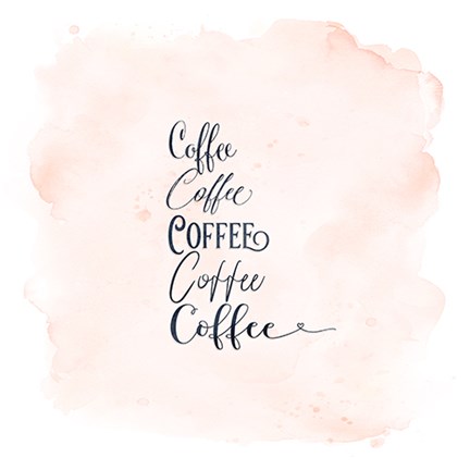 Framed Coffee x 5 Print