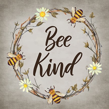 Framed Bee and Willow Print